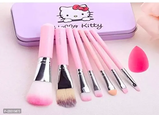 Makeup Brush Set of 7 With Blend Puff-thumb0