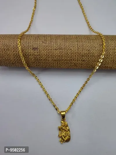 Beautiful Gold Plated Chain With Pendent For Women