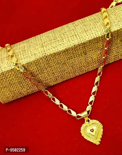 Beautiful Gold Plated Chain With Pendent For Women