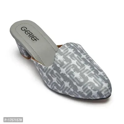 GERIEF Fashion Flat Sandal Women And Girls,Grey-thumb2