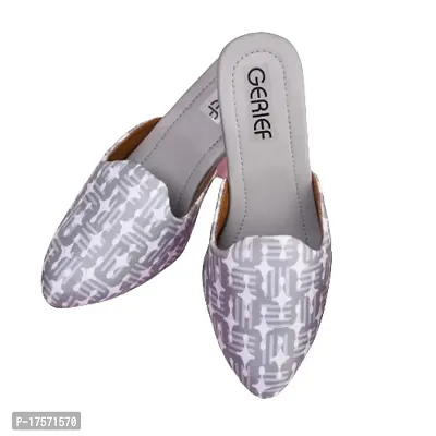 GERIEF Fashion Flat Sandal Women And Girls,Grey-thumb0