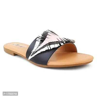 GERIEF Fancy Designer Flat Sandal For Women-thumb2