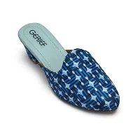 GERIEF Fashion Flat Sandal Women And Girls,Blue-thumb1