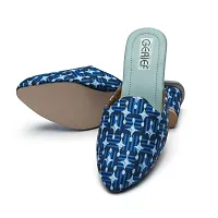 GERIEF Fashion Flat Sandal Women And Girls,Blue-thumb3