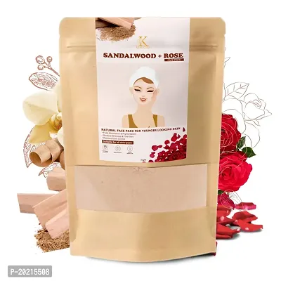 Kimayra Organic Sandalwood + Rose Face Pack Powder For Remove Dark circles | Helps In Reduce Blemishes  Pigmentation | Natural Face Pack Powder For Women/Men -Safe For All Skin Type ?75gm (Pack Of 2)-thumb2