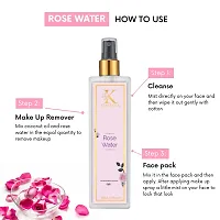Kimayra Premium Rose Water Spray For Face, Skin | Pure Gulab Jal Spray For Face | Skin Toner/Face Toner/Makeup Remover | Rose Water Mist Spray For Refreshes Dull  Tired Skin | All Skin Type 100ml-thumb3