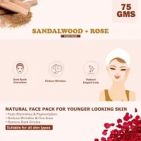 Kimayra Organic Sandalwood + Rose Face Pack Powder For Remove Dark circles | Helps In Reduce Blemishes  Pigmentation | Natural Face Pack Powder For Women/Men -Safe For All Skin Type ?75gm (Pack Of 2)-thumb2