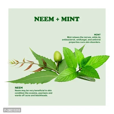 Kimayra Organic Neem + Mint Face Pack Powder For Clean  Clear Skin | Help In Reduce Pimple/Acne, Marks  Scars | Natural Face Pack Powder For Women/Men - Safe For All Skin Type-thumb4