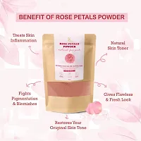 Kimayra Rose Petals Powder For YouthFul Skin  Glowing Skin Care | Natural Face Pack | Rose Petals Face Pack Powder For Women  Men All Skin Type-thumb1