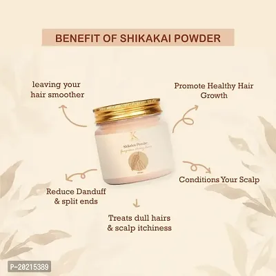 Kimayra World Shikakai Powder With Natural Powder- 100% Natural and Pure For Hair Care (250g)-thumb3