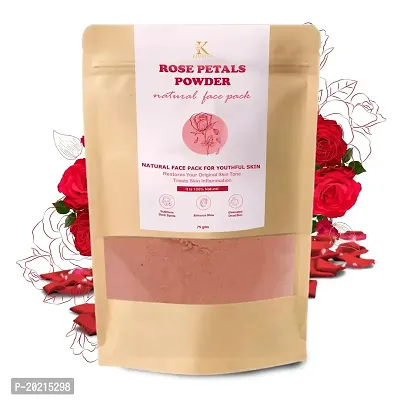 Kimayra Rose Petals Powder For YouthFul Skin  Glowing Skin Care | Natural Face Pack | Rose Petals Face Pack Powder For Women  Men All Skin Type-thumb0