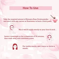 Kimayra Rose Petals Powder For YouthFul Skin  Glowing Skin Care | Natural Face Pack | Rose Petals Face Pack Powder For Women  Men All Skin Type-thumb3