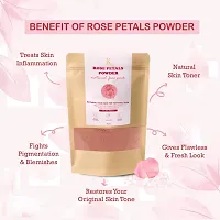 Kimayra world Unisex Rose Petals Face Pack Powder For Youthful Skin  Glowing Skin Care | Natural Face Pack | Rose Petals Face Pack Powder - 75Gm-thumb2