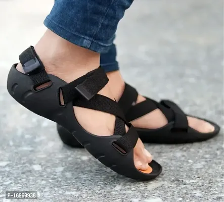Stylish best sale black sandals