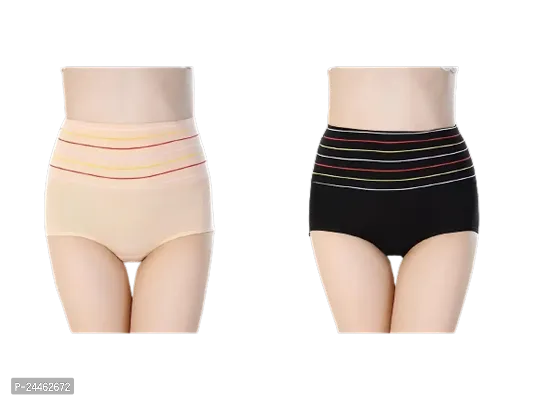 Stylish Fancy Cotton Solid Panty For Women Pack Of 2-thumb0