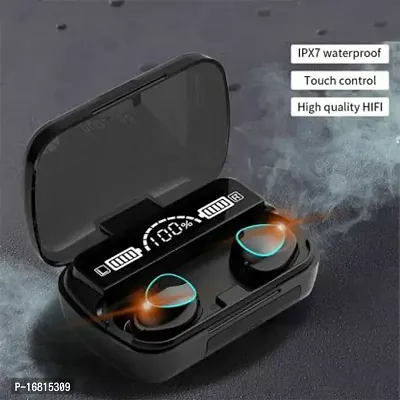 M10 Wireless Earbuds Bluetooth 5.1 Canceling in Ear Earbuds LED Display Bluetooth Headsetnbsp;nbsp;(Black, In the Ear)