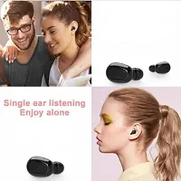 L21 Stereo Sports Wireless Earbuds Bluetooth 5.0 Headphones N_oise Cancelling Bluetooth Headsetnbsp;nbsp;(Black, True Wireless)-thumb4