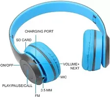 Best Sound Latest P47 With Mic With 6 Hour Backup Bluetooth Headset-thumb3
