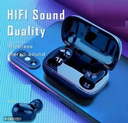 TWS L21 Wireless High Bass bluetooth Bluetooth Headsetnbsp;nbsp;(Black, True Wireless)-thumb0