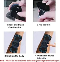 Body Massager Machine for Pain Relief Wireless Vibrating Massager 8 Mode  19 Strength Level EMS Massager Mini Massager Butterfly Massager for Shoulder Legs Massage Neck Massager Back Massager-thumb1