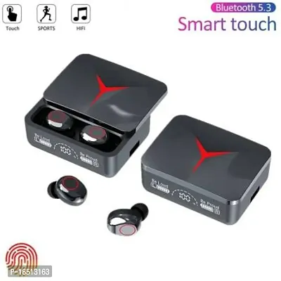 M90 Wireless Bluetooth Earbuds with Touch Control and Dual LED Display C5 Bluetooth Headsetnbsp;nbsp;(Black, True Wireless)