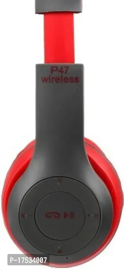 P47 Wireless Headphone HiFi Stereo Foldable with FM  SD Card Slot Bluetooth Headsetnbsp;-thumb3