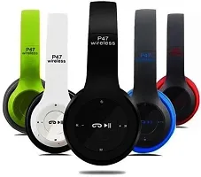 Best Sound Latest P47 With Mic With 6 Hour Backup Bluetooth Headset-thumb1