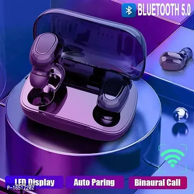 TWS L21 Bluetooth 5.0 Wireless Sports Earphone Touch Control Earbuds U1 Bluetooth Headsetnbsp;nbsp;(Black, True Wireless)
