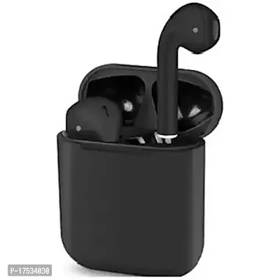 TWS i12 Twins True Wireless Bluetooth Headset Earbuds with charging case G33 Bluetooth Headsetnbsp;nbsp;(Black, True Wireless)