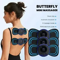 Mini Neck Massager, Portable Massager, Microcurrent Cervical Spine Massager Massager  (Black)-thumb1