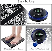 Foot Massager Machine with Slimming Belt EMS Pad Care Blood Circulation Massager-thumb1