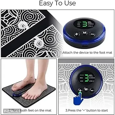 Foot Massager Machine with Slimming Belt EMS Pad Care Blood Circulation Massager-thumb2