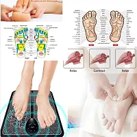 Premium Quality Electric Portable EMS Foot Muscle Cervical Massage Pad-thumb1