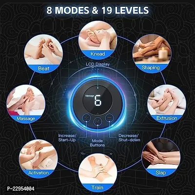 Microcurrent Cervical Spine Relax Feet with 8 Mode  19 Level Premium Electric Portable EMS Foot Muscle Massager-thumb2