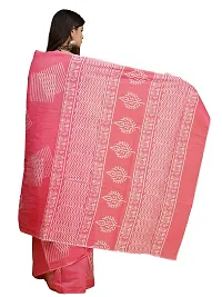 Radhika Handicrafts Women's Mulmul Cotton Hand Block Printed Saree With Blouse Piece_ RH-0967-thumb2