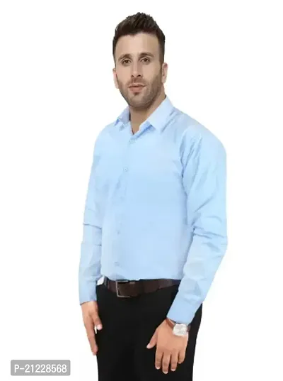 Men Slim Fit Solid Formal Shirt