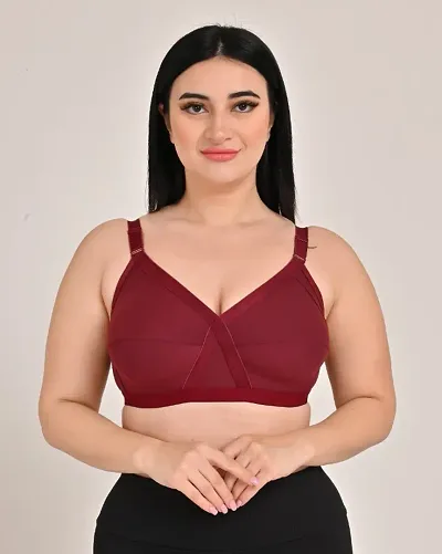 Stylish Spandex Solid Bras For Women