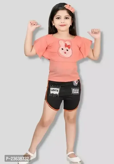 Fabulous Cotton Clothing Set For Girls-thumb0