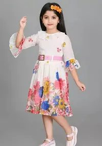 Girls Stylish Cotton Dress-thumb2