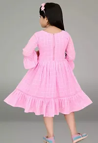 Girls Stylish Cotton Dress-thumb2