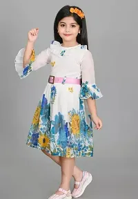 Girls Stylish Cotton Dress-thumb1