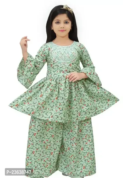 Fabulous Cotton Clothing Set For Girls-thumb0