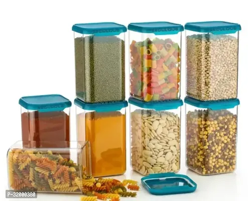 Stylish Plastic Spice Shakers Airtight Container Box For Kitchen Pack Of 8-thumb0