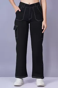 STYLIST BLACK COLOR JEANS FOR WOMEN AND GIRLS-thumb1
