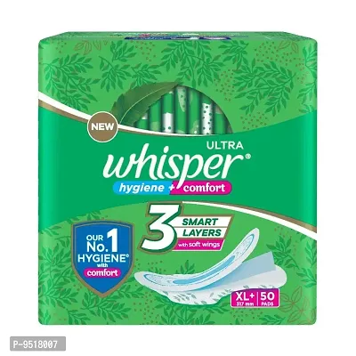 whisper ultra sanitary 50 pad-thumb0