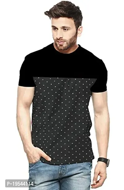 Stylish Cotton Slim Fit T-Shirt For Men-thumb0