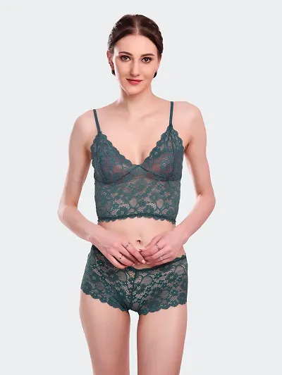 Comfortable Lace Combo Bra And Panty For Women