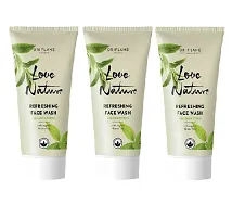 Oriflame love nature refreshing face wash with organic green tea pack of 3-thumb3