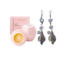 Oriflame Protecting Lip Balm - Yellow (Bees Wax) 15ml  Earrings For Women  Girls (Combo)-thumb2