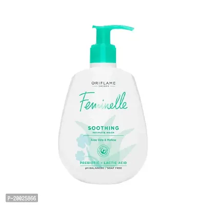 ORIFLAME FEMINELLE SOOTHING INTIMATE WASH ALOE VERA  MALLOW , 34499 , 300ML-thumb2